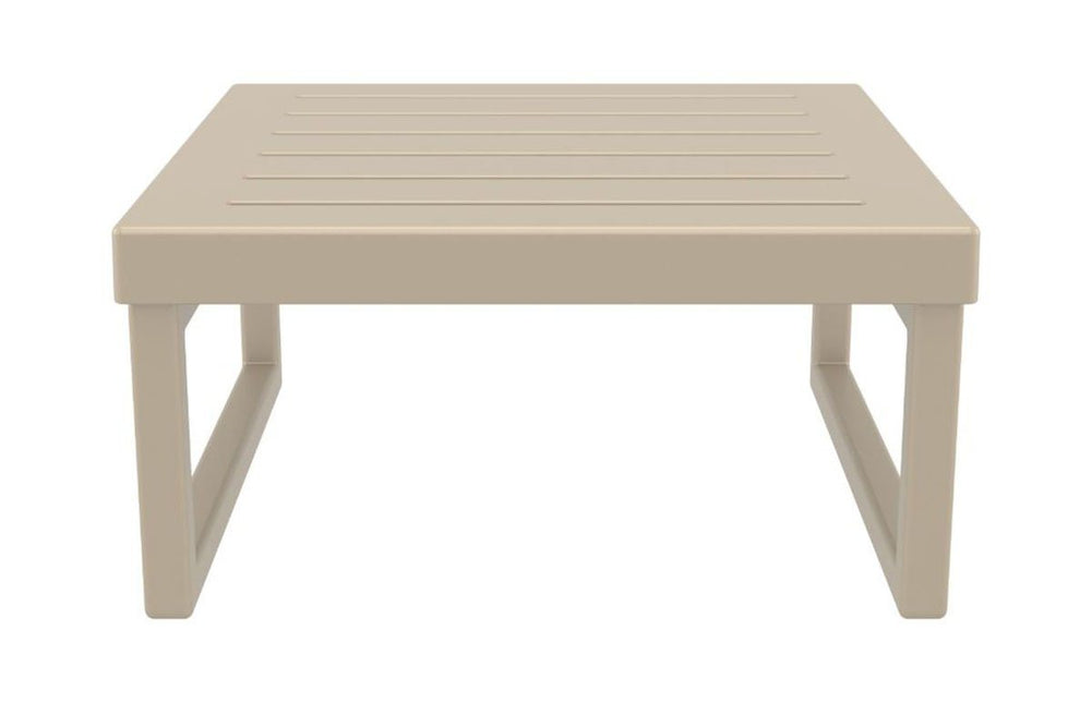 Hospitality Plus Mykonos Outdoor Table-white light brown 