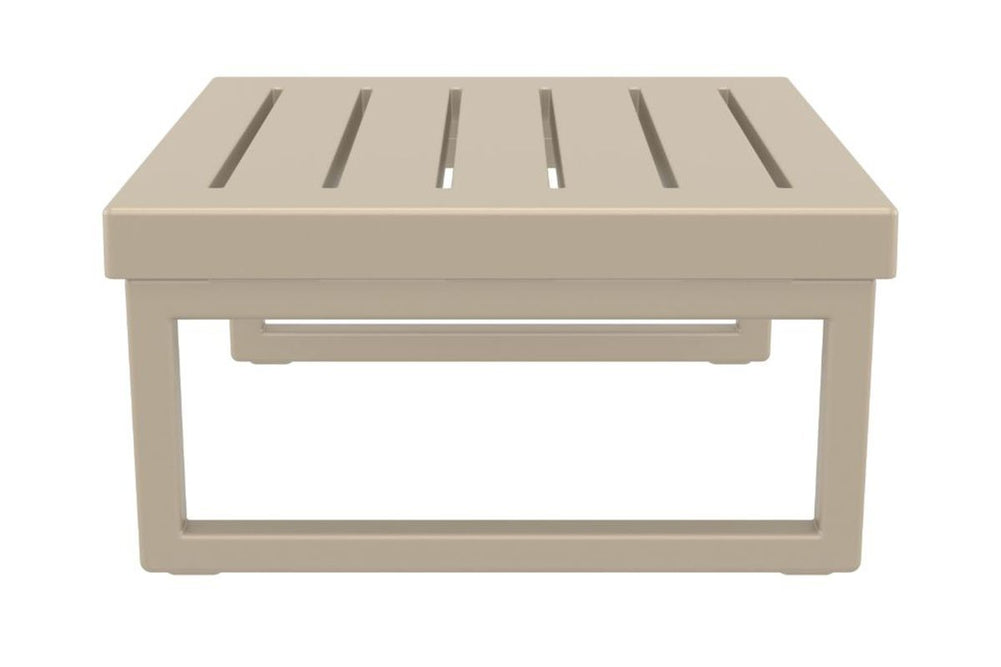 Hospitality Plus Mykonos Outdoor Table-white light brown 