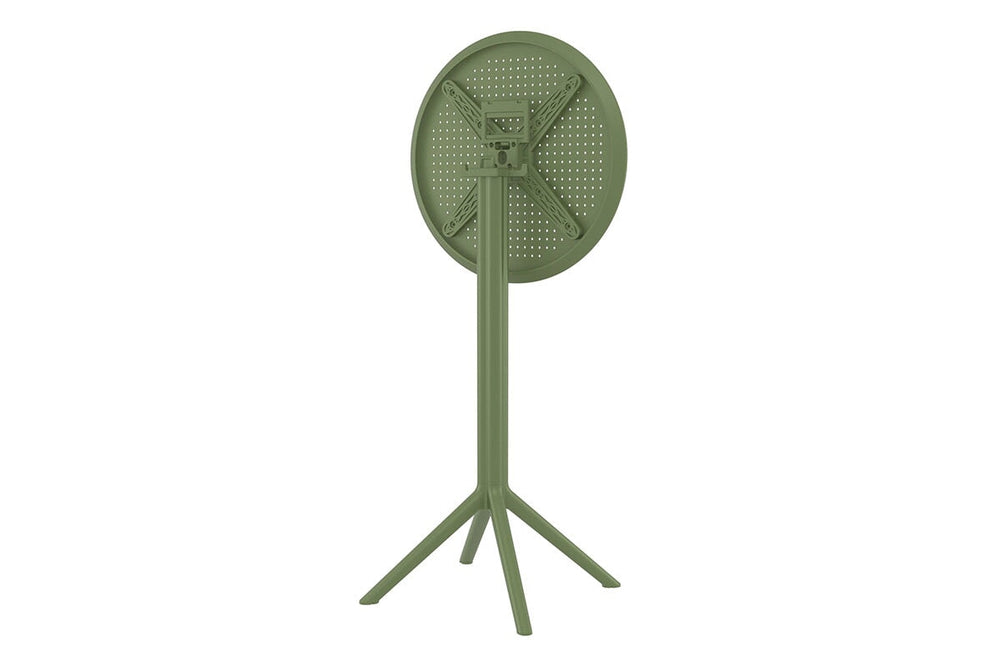 Hospitality Plus Siesta Sky Folding Bar Table - Round [600mm]-black  