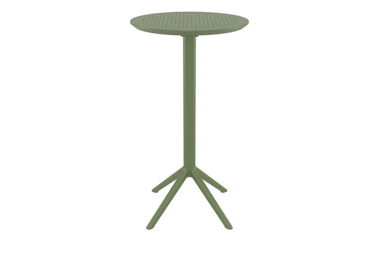 Hospitality Plus Siesta Sky Folding Bar Table - Round [600mm] Hospitality Plus olive green 