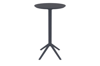 Hospitality Plus Siesta Sky Folding Bar Table - Round [600mm] Hospitality Plus anthracite 
