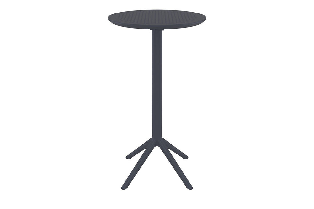 Hospitality Plus Siesta Sky Folding Bar Table - Round [600mm]-anthracite  