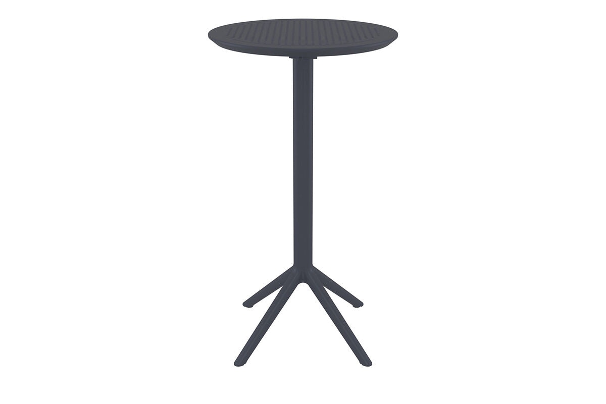 Hospitality Plus Siesta Sky Folding Bar Table - Round [600mm] Hospitality Plus anthracite 