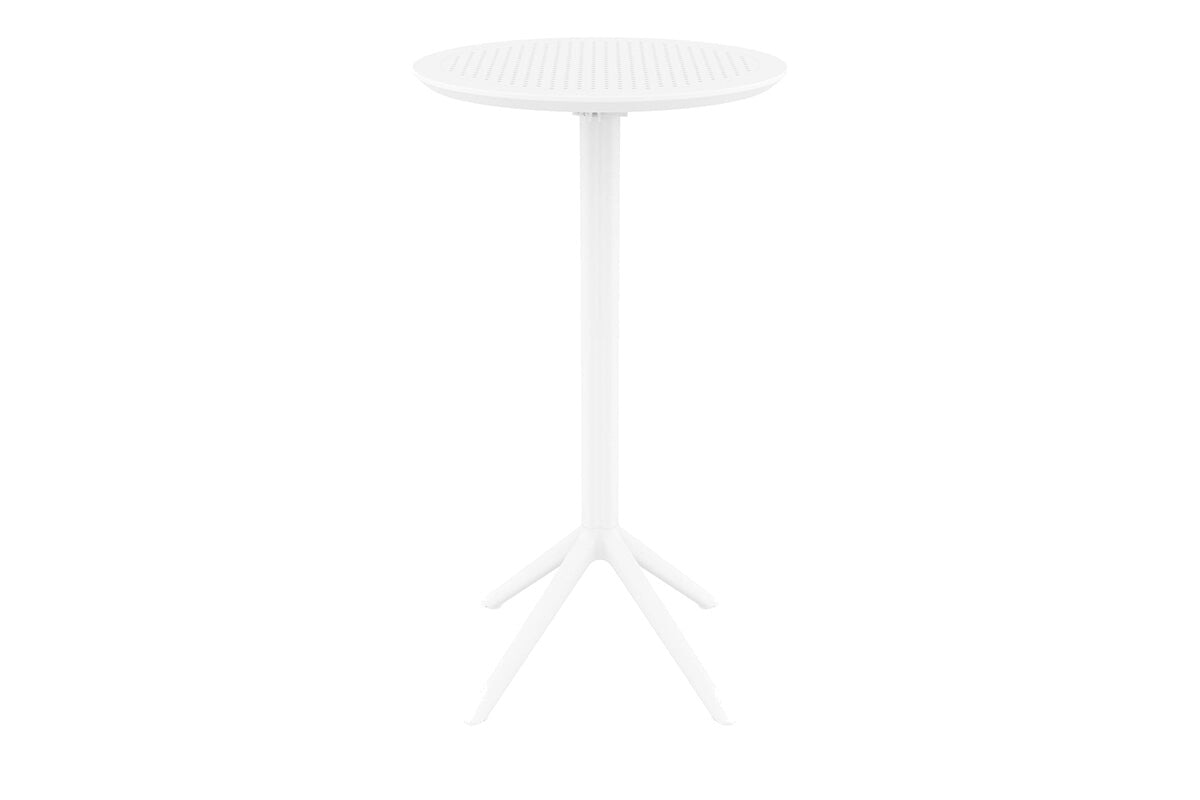 Hospitality Plus Siesta Sky Folding Bar Table - Round [600mm] Hospitality Plus white 