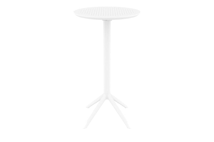 Hospitality Plus Siesta Sky Folding Bar Table - Round [600mm] Hospitality Plus white 