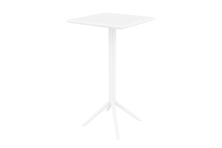 Hospitality Plus Siesta Sky Folding Bar Table - Square [600L x 600W] Hospitality Plus white 