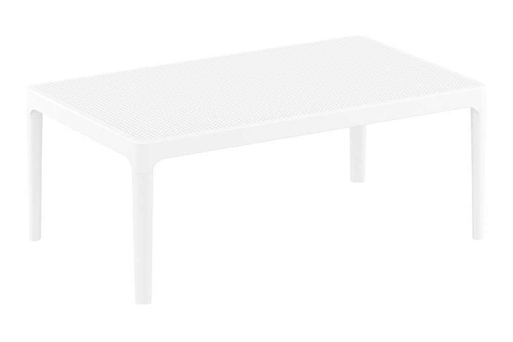 Hospitality Plus Siesta Sky Lounge Table-white  