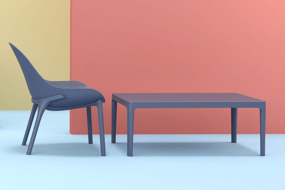 Hospitality Plus Sky Lounge Chair - Indoor/Outdoor Commercial-grade-mango  