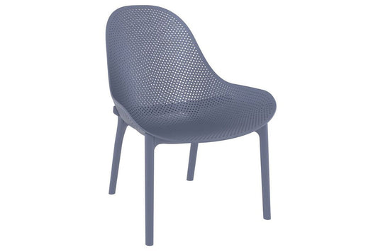 Hospitality Plus Sky Lounge Chair - Indoor/Outdoor Commercial-grade Hospitality Plus anthracite 