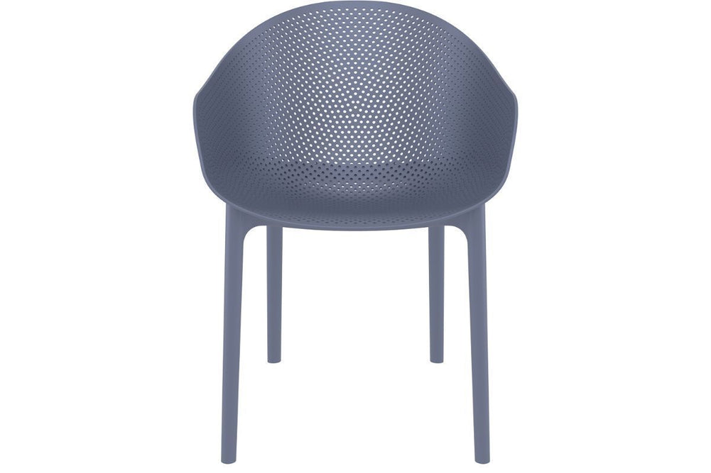 Hospitality Plus Sky Outdoor Chair-black  