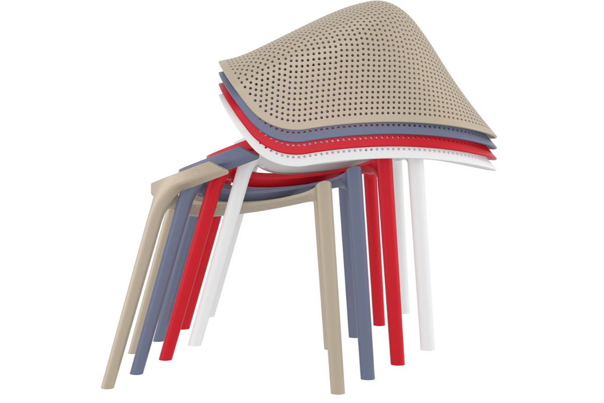 Hospitality Plus Sky Outdoor Chair-black  