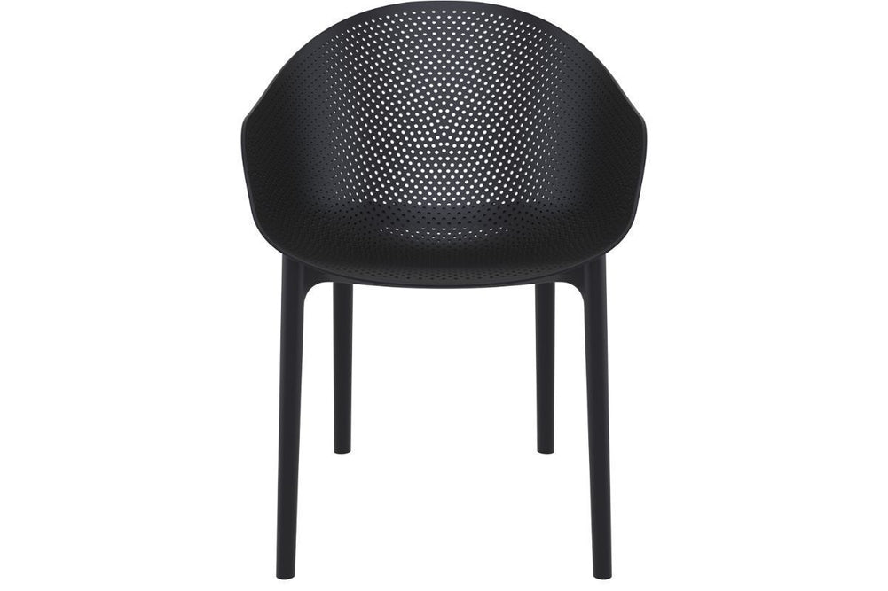 Hospitality Plus Sky Outdoor Chair-black  