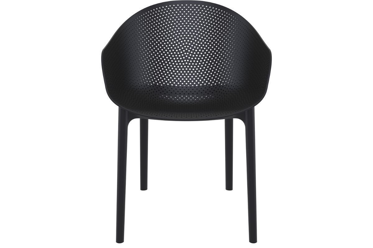 Hospitality Plus Sky Outdoor Chair-black  