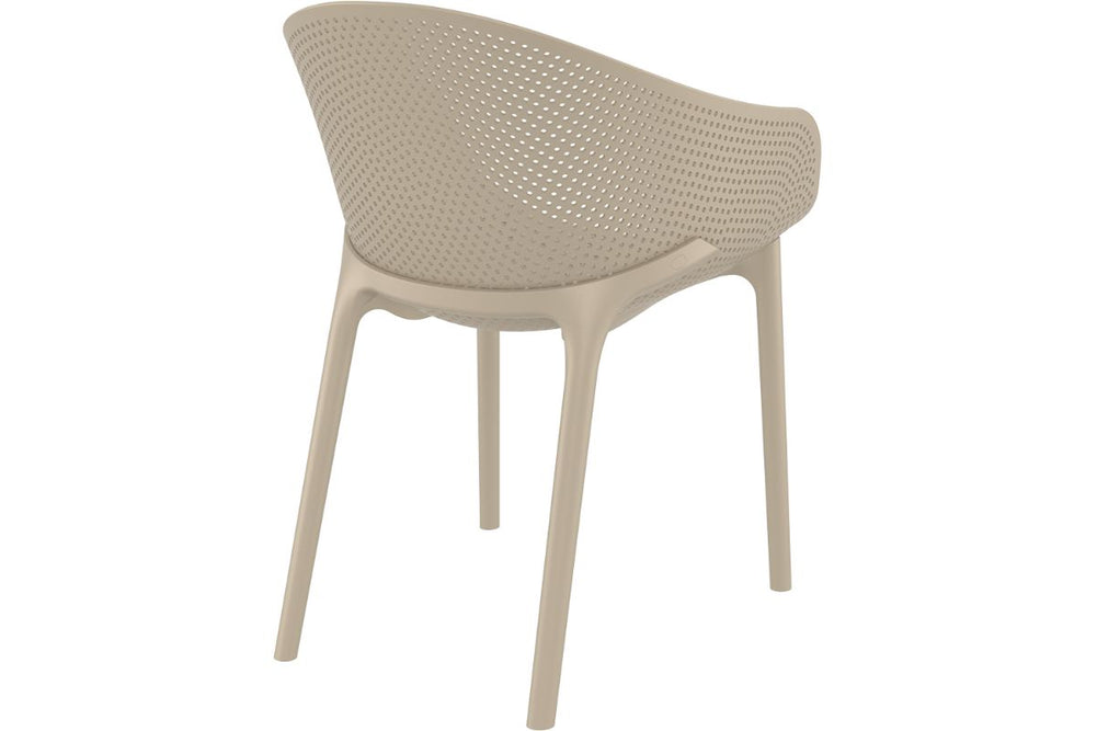 Hospitality Plus Sky Outdoor Chair-black  