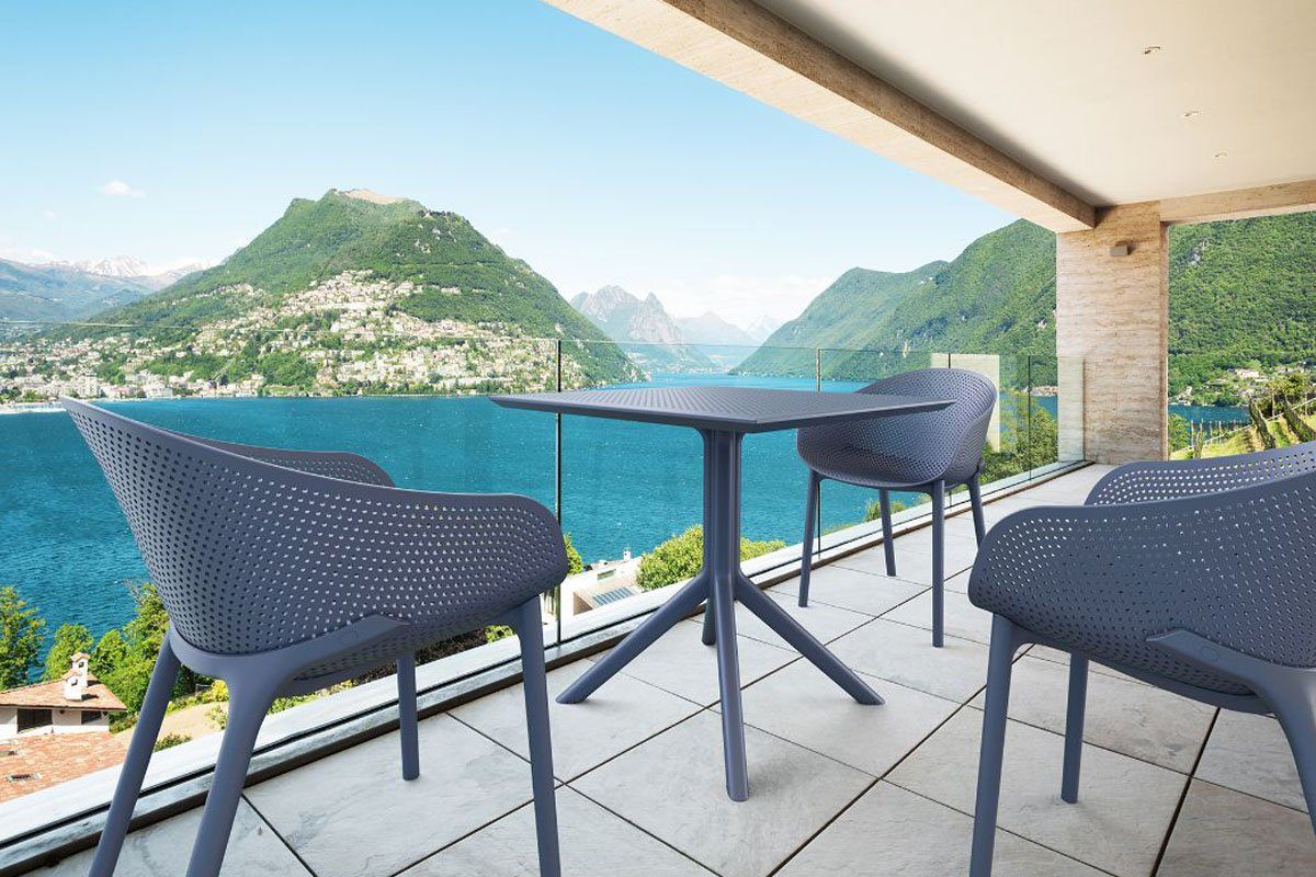 Hospitality Plus Sky Outdoor Chair-black  