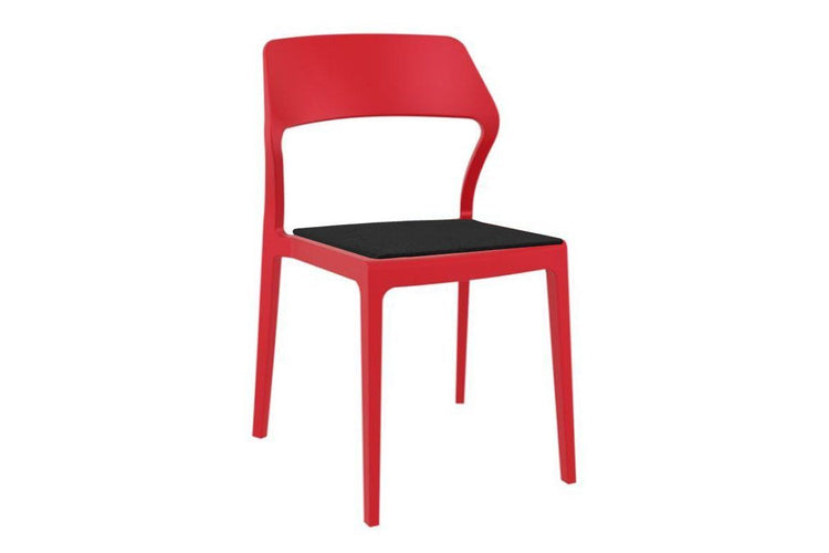 Hospitality Plus Snow Indoor Outdoor Chair Hospitality Plus red black cushion 