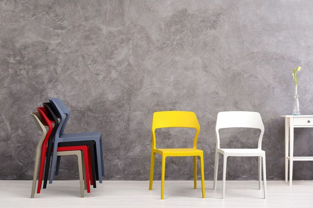 Hospitality Plus Snow Indoor Outdoor Chair-white taupe cushion 