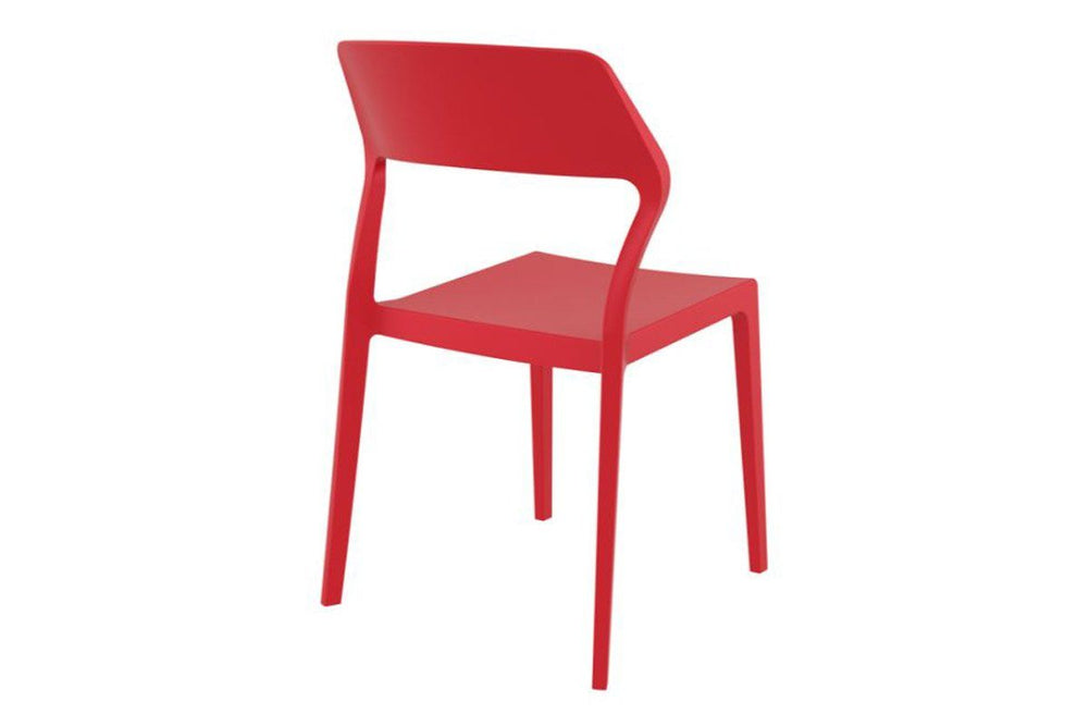 Hospitality Plus Snow Indoor Outdoor Chair-white taupe cushion 