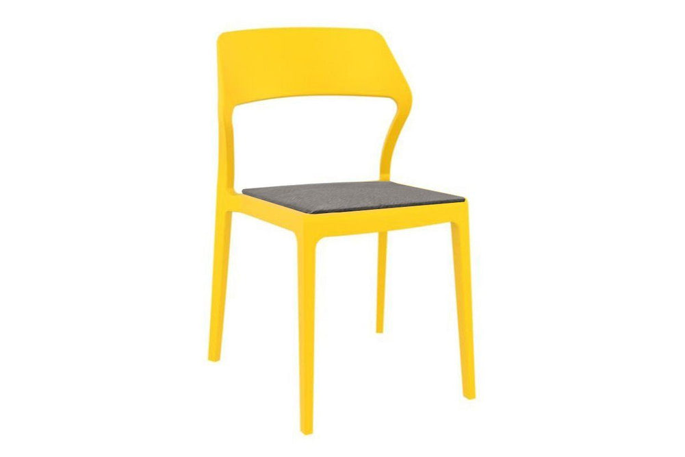 Hospitality Plus Snow Indoor Outdoor Chair-mango anthracite cushion 