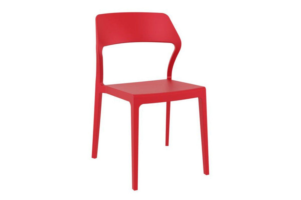 Hospitality Plus Snow Indoor Outdoor Chair-red none 