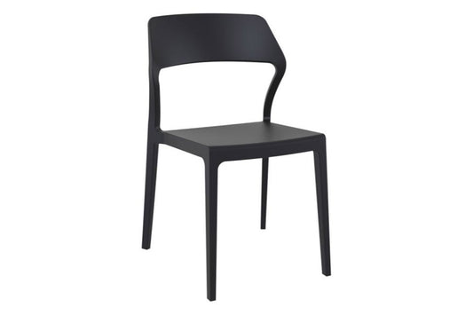 Hospitality Plus Snow Indoor Outdoor Chair Hospitality Plus black none 