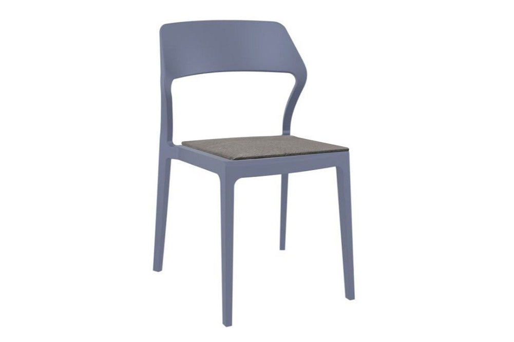 Hospitality Plus Snow Indoor Outdoor Chair-anthracite anthracite cushion 