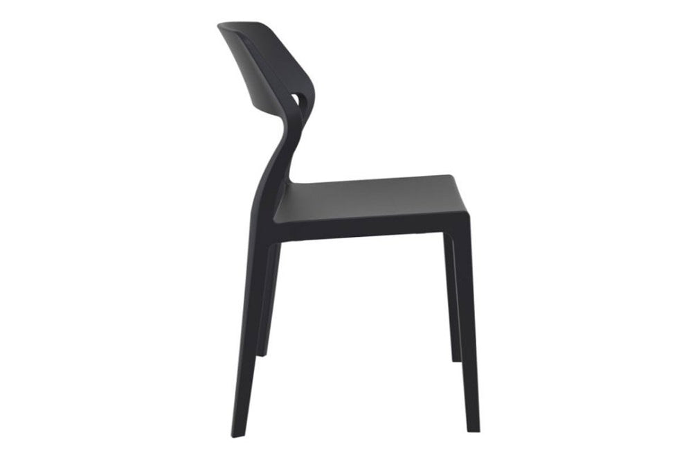 Hospitality Plus Snow Indoor Outdoor Chair-white taupe cushion 