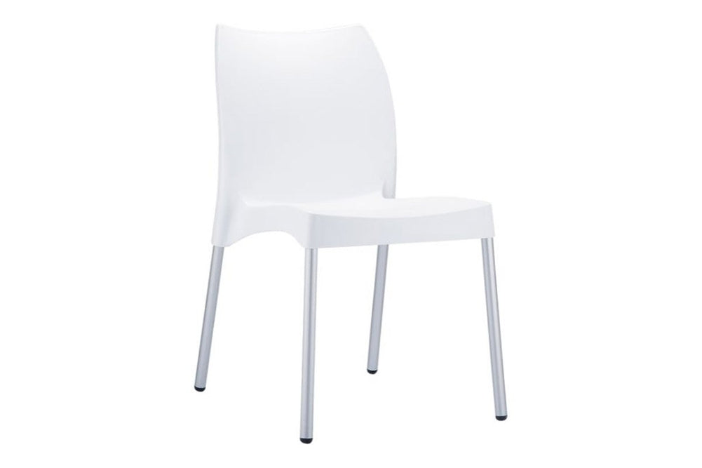 Hospitality Plus Stackable Vita Chair-white  