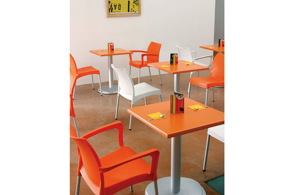 Hospitality Plus Stackable Vita Chair-white  