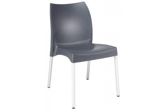 Hospitality Plus Stackable Vita Chair Hospitality Plus anthracite 