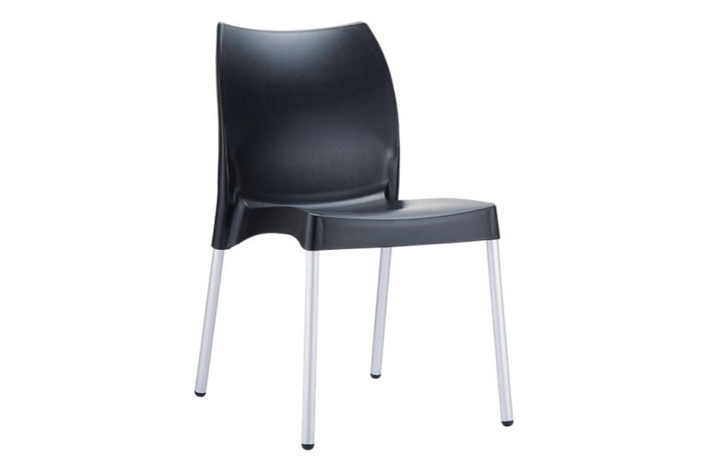 Hospitality Plus Stackable Vita Chair-black  