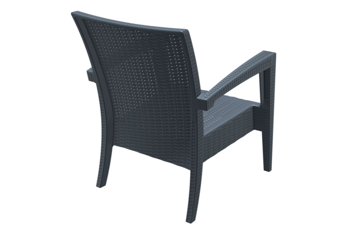 Hospitality Plus Tequila Lounge Chair - Stackable Outdoor Cafe Armchair Hospitality Plus 