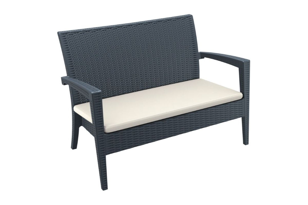 Hospitality Plus Tequila Lounge Sofa - Stackable Outdoor Chair-anthracite beige 