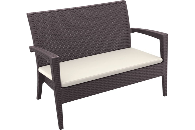 Hospitality Plus Tequila Lounge Sofa - Stackable Outdoor Chair Hospitality Plus chocolate beige 