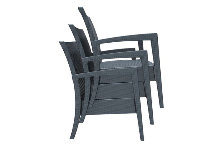Hospitality Plus Tequila Lounge Sofa - Stackable Outdoor Chair Hospitality Plus 