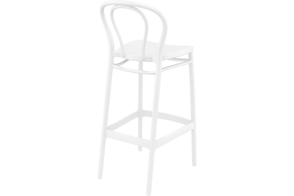 Hospitality Plus Victor Bar Stool - 750mm Seat Height [1060H x 450W]-olive green  
