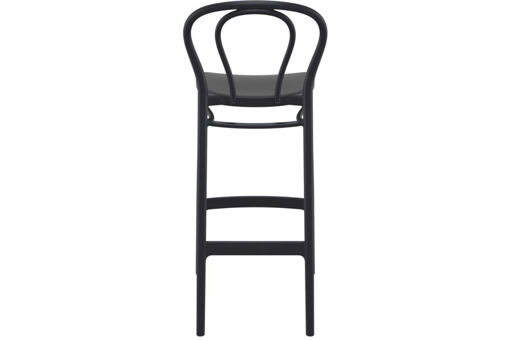 Hospitality Plus Victor Bar Stool - 750mm Seat Height [1060H x 450W]-olive green  