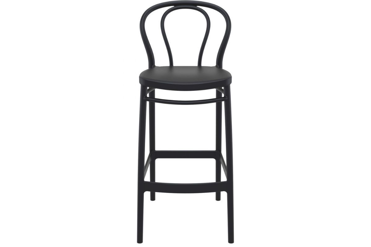 Hospitality Plus Victor Bar Stool [1060H x 450W] Hospitality Plus black 