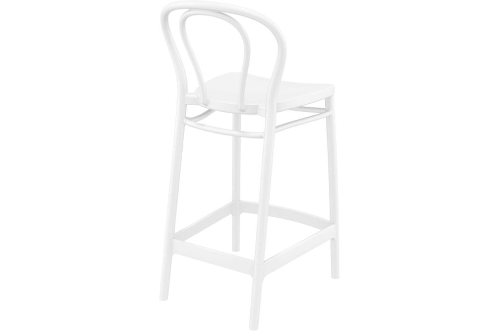 Hospitality Plus Victor Bar Stool - 650mm Seat Height [960H x 440W]-olive green  