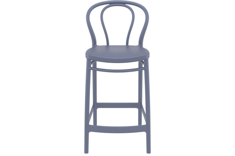 Hospitality Plus Victor Bar Stool - 650mm Seat Height [960H x 440W]-anthracite  
