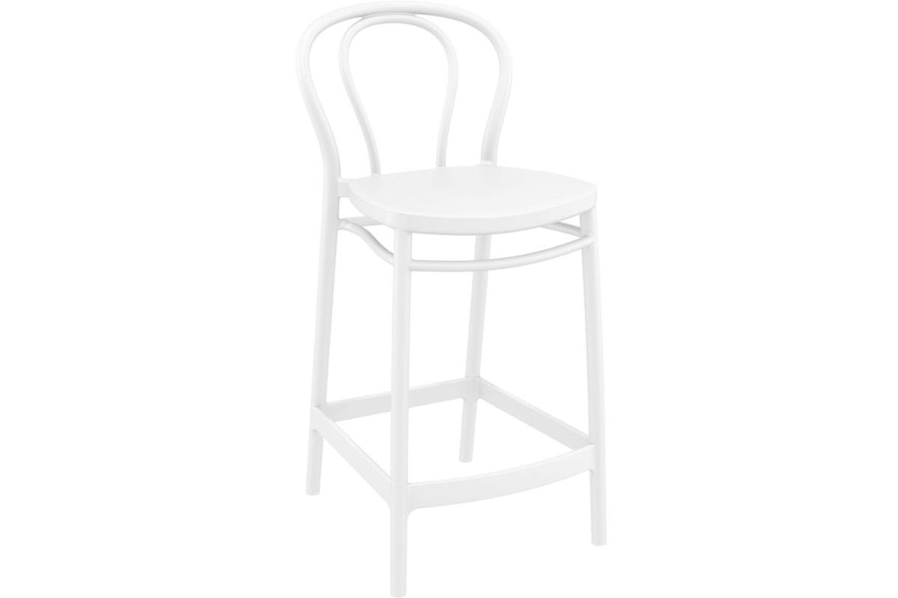 Hospitality Plus Victor Bar Stool - 650mm Seat Height [960H x 440W]-olive green  