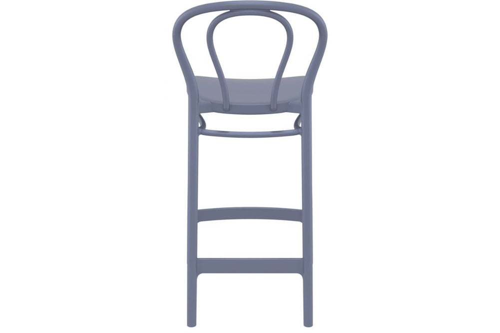 Hospitality Plus Victor Bar Stool - 650mm Seat Height [960H x 440W]-olive green  
