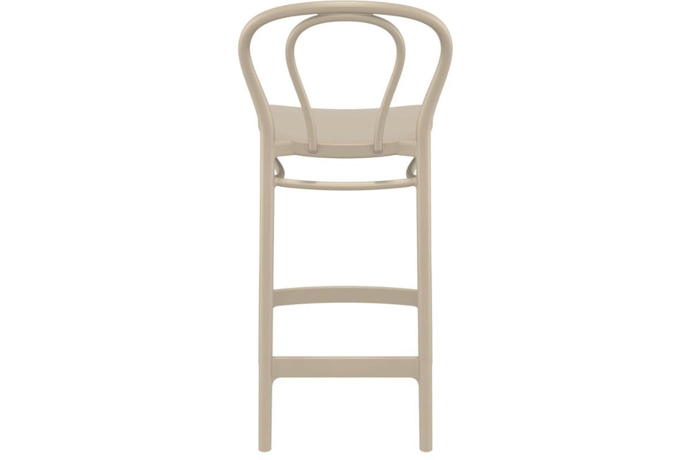 Hospitality Plus Victor Bar Stool - 650mm Seat Height [960H x 440W]-olive green  