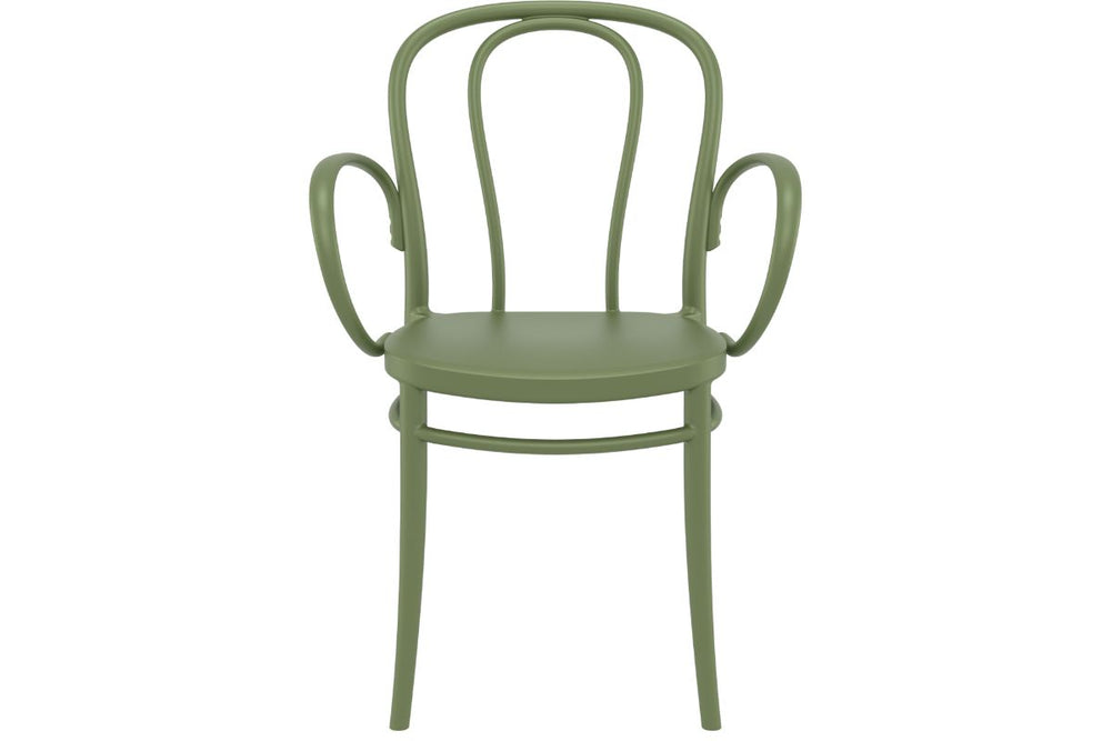 Hospitality Plus Victor Stacking Chair XL-olive green  