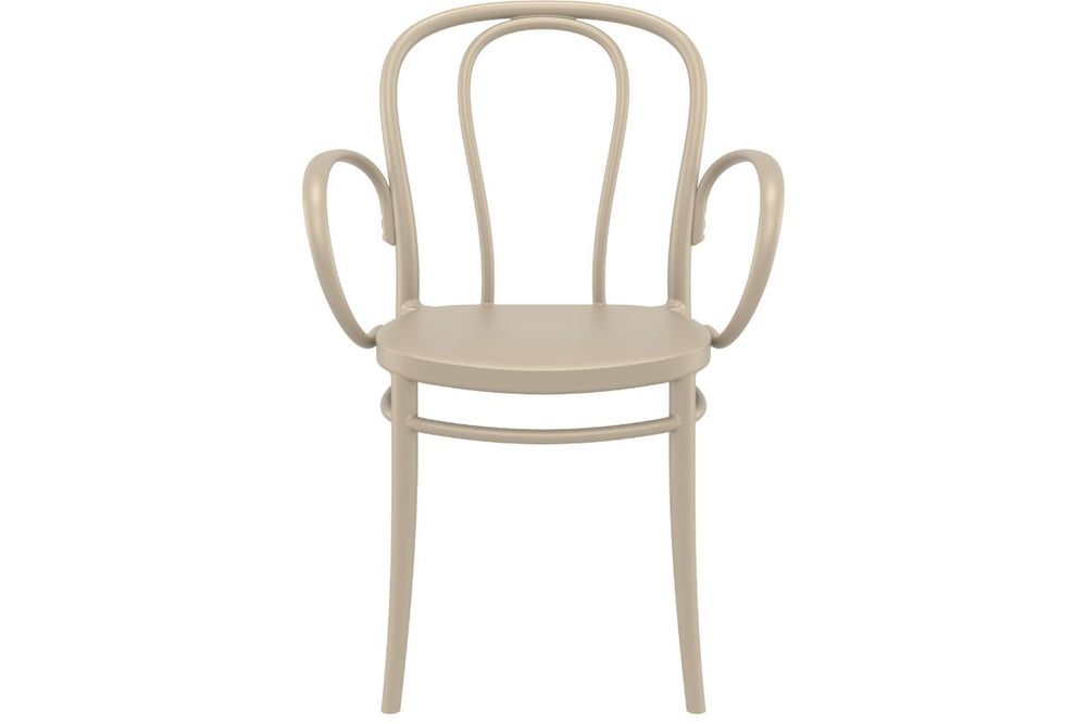 Hospitality Plus Victor Stacking Chair XL-taupe  