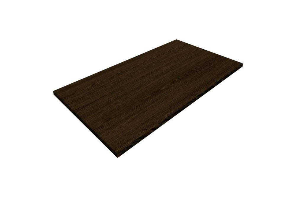 Hospitality Plus Werzalit Duratop Rectangle Table Top by SM France - 1200L x 800W-wenge  