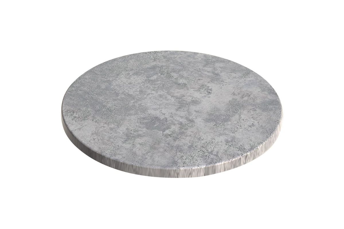 Hospitality Plus Werzalit Duratop Round Table Top by SM France [600 MM] Hospitality Plus concrete 