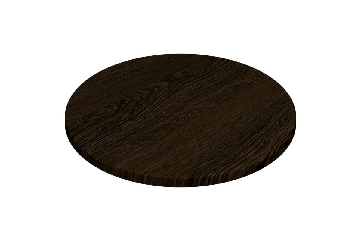 Hospitality Plus Werzalit Duratop Round Table Top by SM France [800 MM]-wenge  