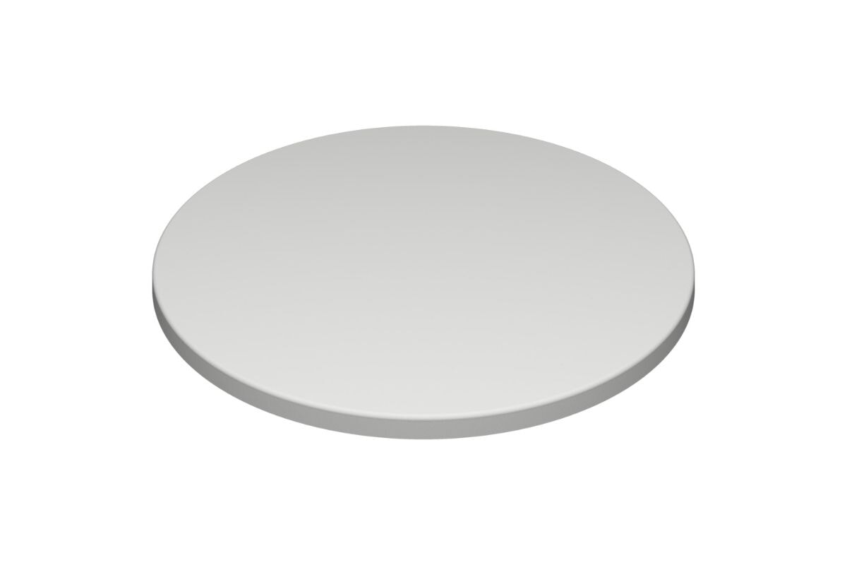 Hospitality Plus Werzalit Duratop Round Table Top by SM France [800 MM]-white  