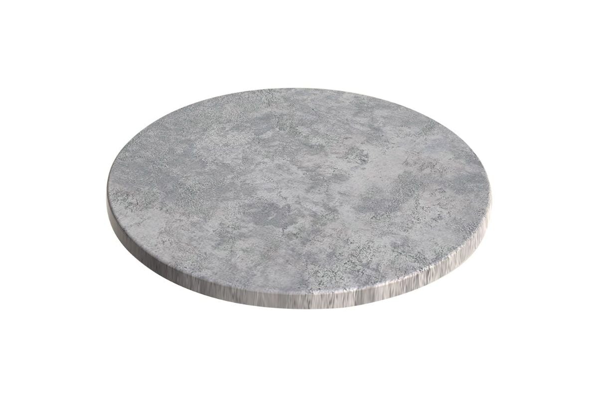 Hospitality Plus Werzalit Duratop Round Table Top by SM France [800 MM] Hospitality Plus concrete 